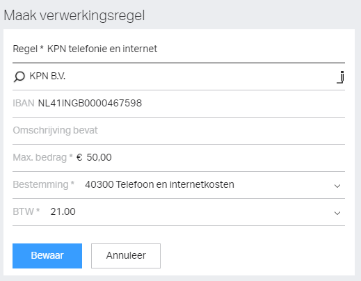 tijd besparen door verwerkingsregels in fENNA